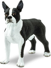 Boston Terrier Figurine - Lifelike 2.5" Model Figure - Educational Toy for Bo...