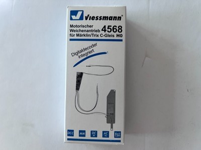 VIESSMANN 4568 Marklin Trix C-Track Digital switch w/ Decoder 74491 & 74462 in 1