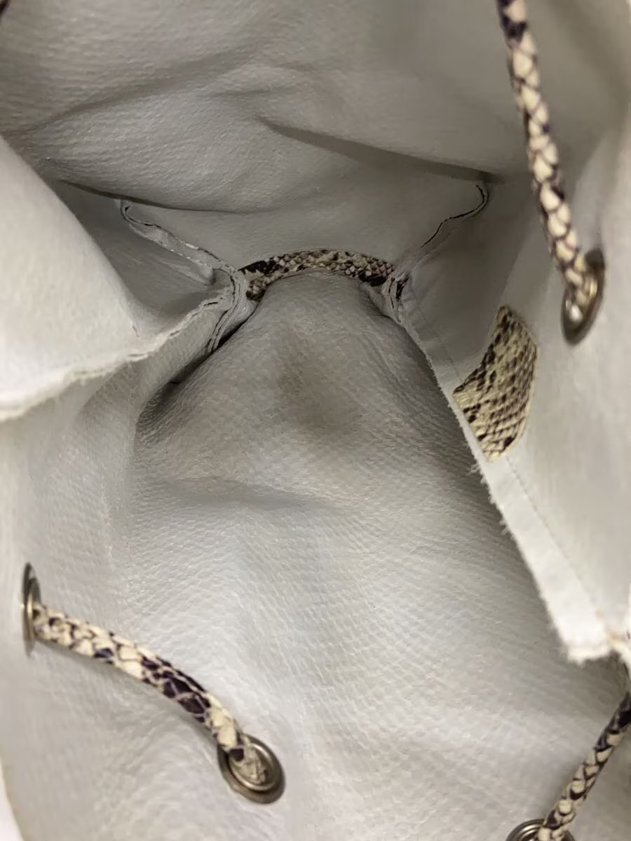 A.la Malva Drawstring Bag -- Animal Python Print - image 6