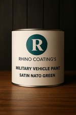 Military Vehicle NATO Green Paint. Satin Finish - . 2.5litres.