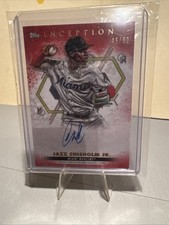 2022 Topps Inception Emerging Stars Autographs Jazz Chisholm #BRES-JC Red /50 SP