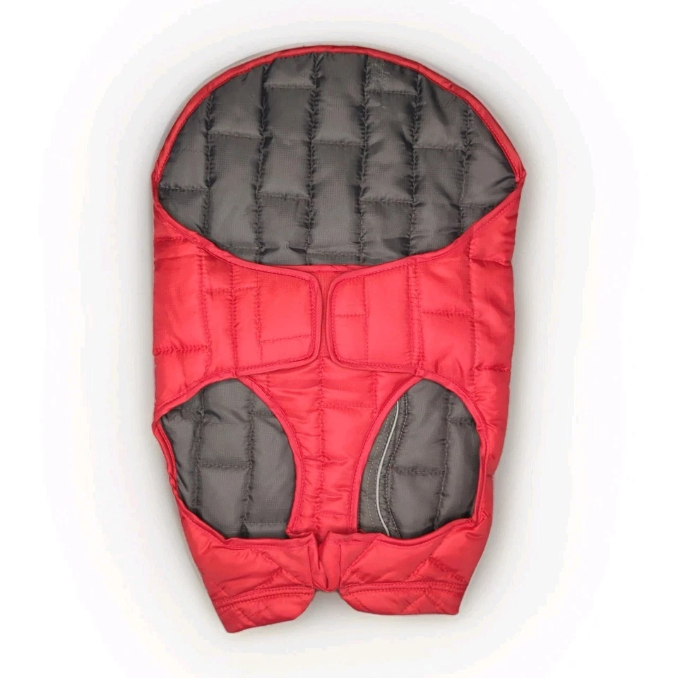 Chaqueta Kurgo Dog Loft Talla M Roja/Gris Reversible, Resistente al Agua Nueva con Etiquetas Foto 2 de 4