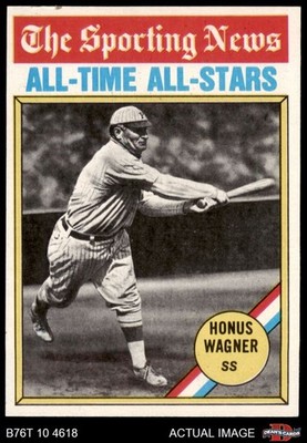 1976 Topps #344 Honus Wagner All-Time All-Stars Pirates HOF 7 - NM