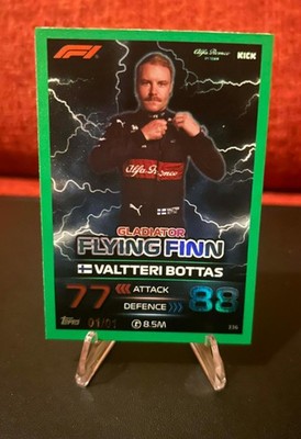 Topps Turbo Attax 2024 Valtteri Bottas 01/01 True One Of One C488