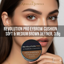 Revolution Pro Eyebrow Cushion Soft & Medium Brown Definer, 3.8g