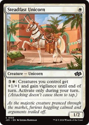 Steadfast Unicorn - 103 - NM - Foundations Jumpstart
