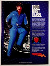 1983 Malcolm Smith Touring Suit Yamaha XS Motorcycle Vintage Ad Ephemera