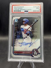2022 Bowman Chrome Mega-Box #JR Jose Ramos Mojo Refractor Prospect Auto PSA 9