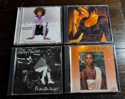 Lot of 4 Whitney Houston CD Just Whitney, Step by Step, I'm Your Baby