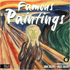 Famous Paintings 2026 Wall Calendar 12 Month | Thick & Sturdy Paper | Holiday...