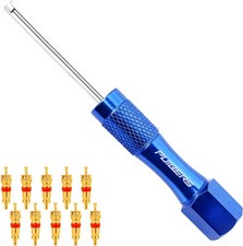 Tire Valve Stem Removal Tool Tire Repair Valve Core Tool With 10 Valve Cores V