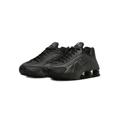 Nike Shox R4 Triple Black Lace Up Gym Running Sneakers HQ1988-001 Men's Size 11