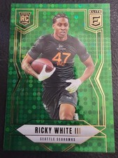 2025 Panini Donruss Elite Ricky White III #193 Green Disco Rookie Card RC. rookie card picture