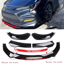 Front Bumper Lip Spoiler Splitter Body Kit For Toyota Corolla XSE