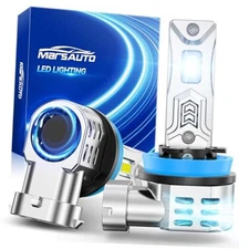  H11 Fog Light Bulbs, 34,000LM Ultra-Bright for Wider Vision, IP67 White M4 H11