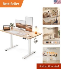 Modern 48x24 Electric Standing Desk with Enhanced Stability 