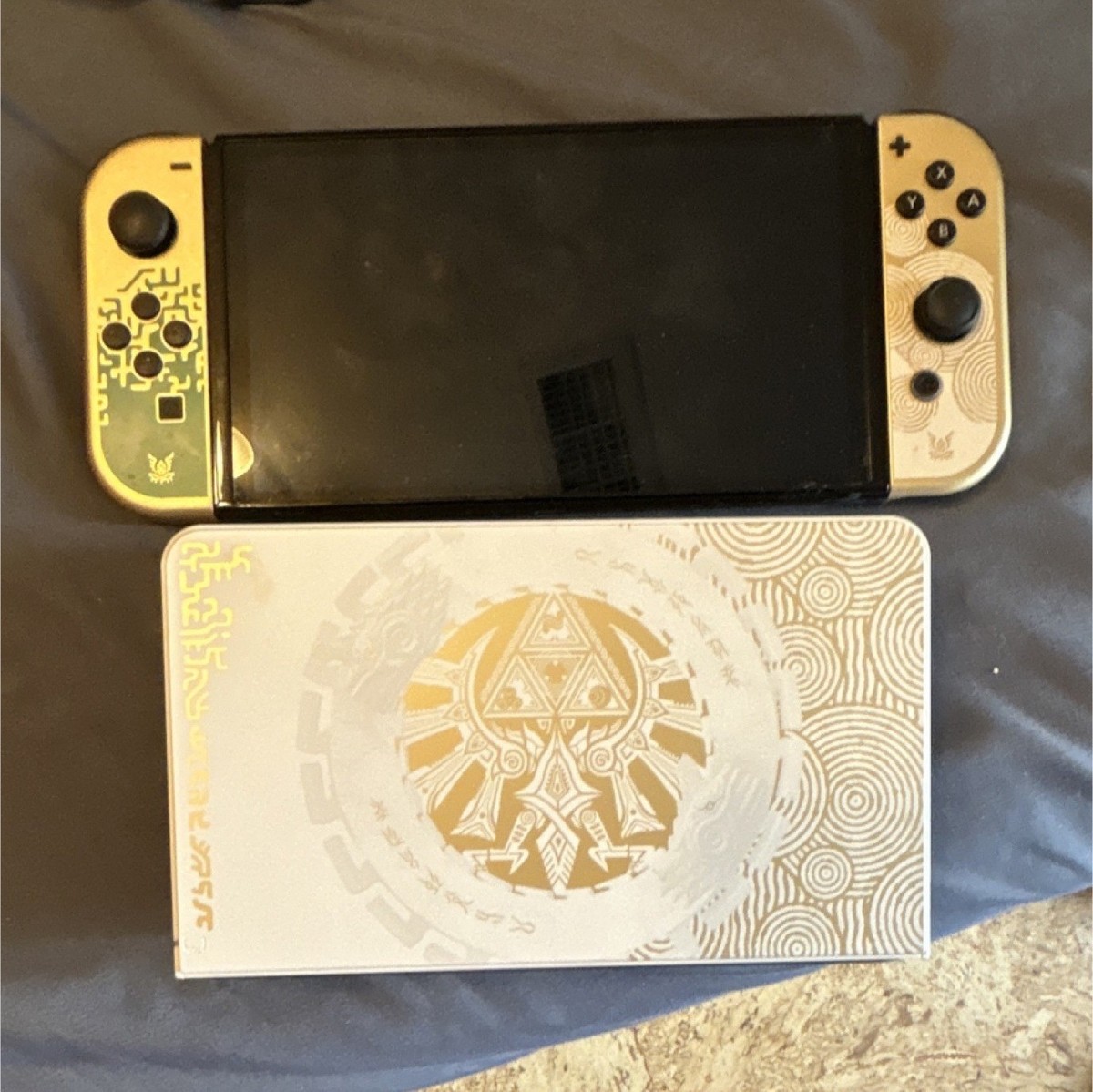 Nintendo Switch ゴールドと黒 本体 Nintendo Switch OLED Zelda Edition Console Gold Black w/ Themed