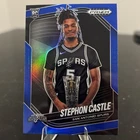 2024-25 Panini Prizm Black - Stephon Castle, True Blue Prizm /199 (RC)
