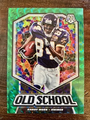 Randy Moss 2020 Mosaic Green Old School Insert  #OS14 SP NM or better