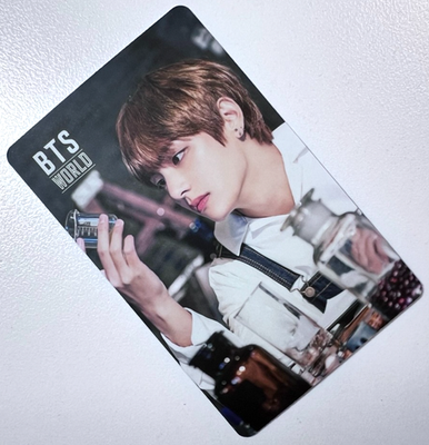BTS V TAEHYUNG World OST Double Sided Official Photocard / K-POP