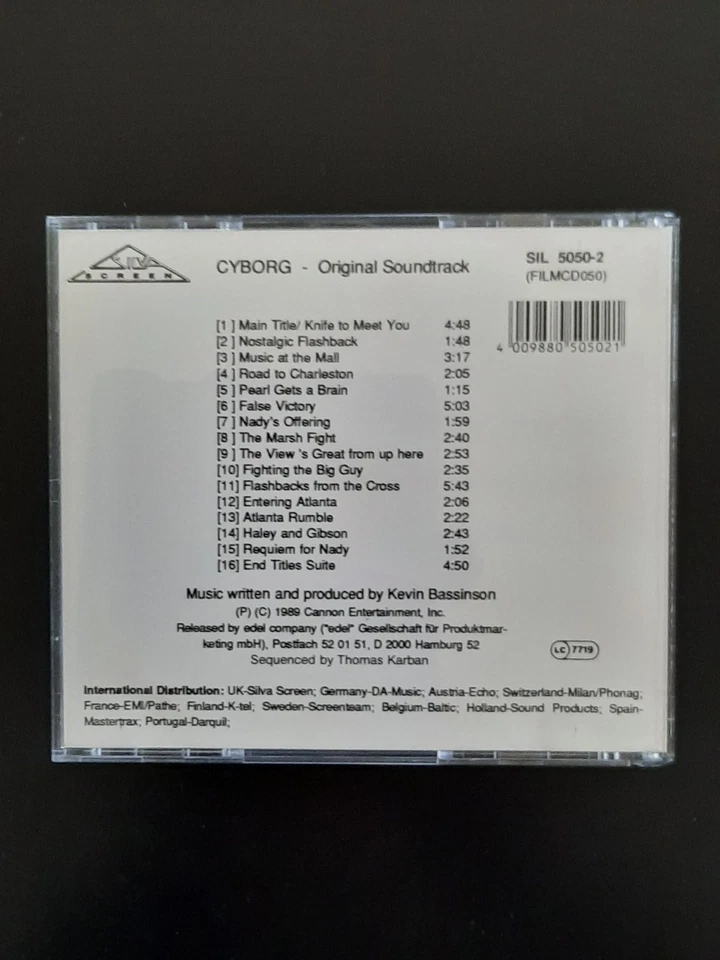 Cyborg - Original Soundtrack - Van Damme - CD - 1989 - First Pressing - Rare - Bild 3 von 3