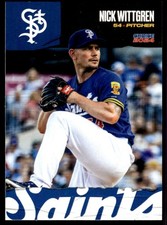 2024 Nick Wittgren Choice Minor League Rookie Card Twins St. Paul Saints