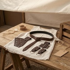GORGECRAFT Funda De Cuero Para Espada – Estilo Renacentista, Ajustable, Para Cosplay Y Disfraces De Caballero O Pirata