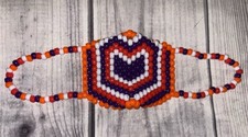 Kandi Mask Heart Handmade New