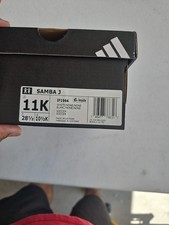 Adidas Samba Kids Unisex Boys Girls Indoor Soccer Shoes White Black 11k