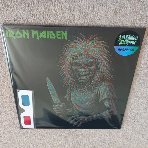 IRON MAIDEN RIO ROCK 2013 Limited Edition 3D Sleeve NO. 020/300 LP VINYL SEALED