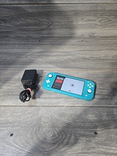 Nintendo Switch Lite Turquoise Console HDH001 W/ Charging Cable Tested/Wiped