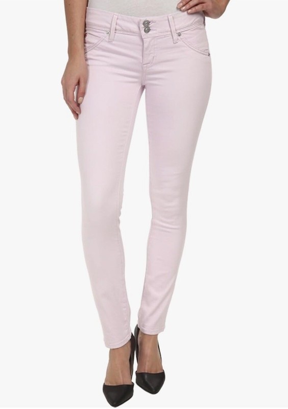 NEW Women's Hudson Nicole Ankle Skinny Jean in Wildflower Light Pink, Size 30