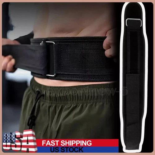 Leichter Gewichthebergürtel für Crossfit Rückenstütze Lendenwirbelschmerzen Fitness Gym - Bild 1 von 13