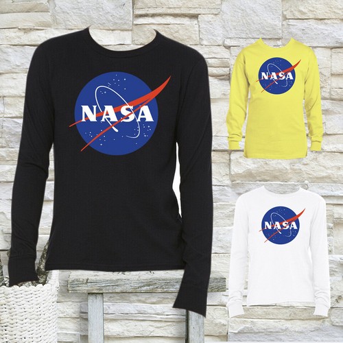 NWT NASA SPACE ASTRONAUT RETRO 80's KIDS SHORT SLEEVE LONG SLEEVE T-SHIRT - Picture 2 of 3