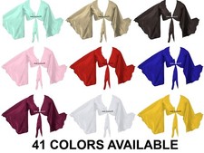 Flair Sleeve Haut self Tie crop top Satin Women Top Tie crop top Ruffle Top S37