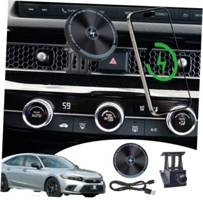 #ad for Honda Civic Phone Mount for Magsafe Car Mount 15W Fast Wireless Car $42.18