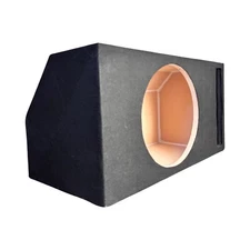 2005-2025 Ford Mustang Single 10" Ported Box Subwoofer Enclosure Black