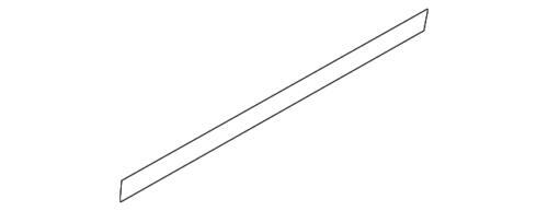 Cinta de franjas para Ford (N/P BC3Z-2620001-AE)