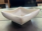 Vintage McCoy Pottery Art Deco Matte White Square Planter Rounded Corners Nice!