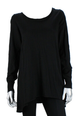 Pull Casmari Noir à Fleurs – Taille XS/S – Manches Longues Volants – Neuf Sans étiquettes