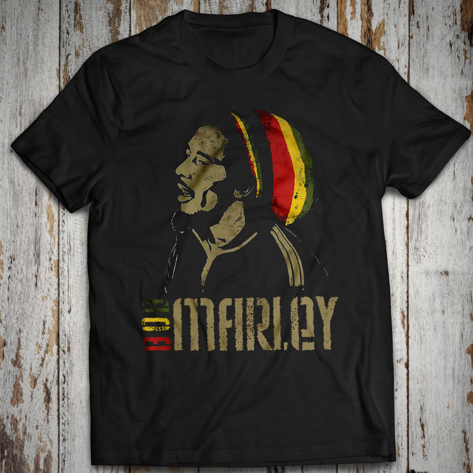Bob Marley The King Of Reggae Legend  Cotton T-Shirt M-4XL