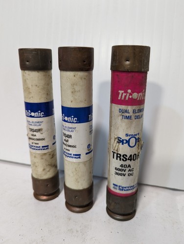 10 Maillons Fusibles Renouvelables RLS40 40A 600V - Gould Shawmut - Neufs En Emballage
