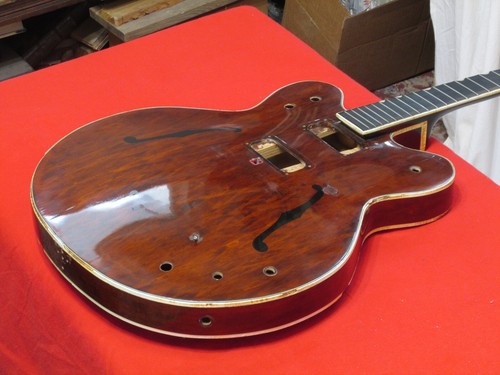 Vintage 1967 Gretsch 6122 Chet Atkins Country Gentleman Guitar Body Neck w/ Case - Picture 3 of 24