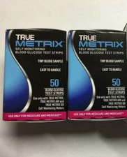 TRUE Metrix Blood Glucose 100 Test Strips Expired: 2/22/2027
