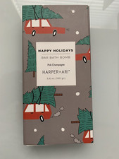 HARPER  ARI PINK CHAMPAGNE Bar Bath Bomb Happy Holidays 5.6oz each - NEW