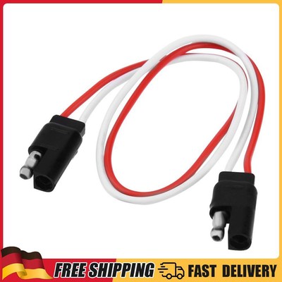 2-Pin SAE Plug Extension Cable Accessories Flat Wire Connector Convenient Useful