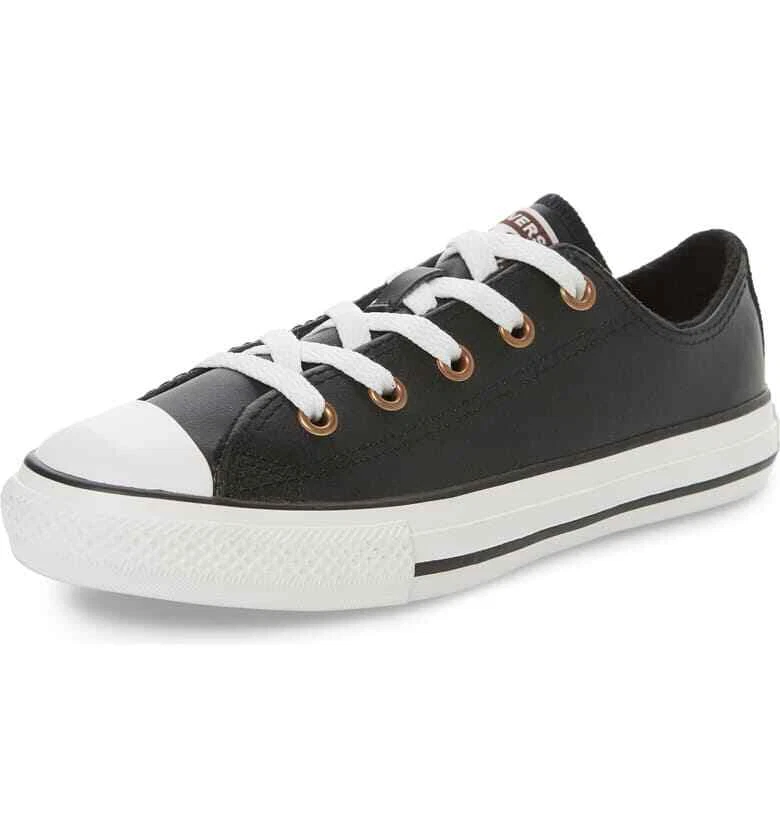 Sneaker basse nuove con scatola Converse Chuck Taylor® All Star® in pelle BAMBINI 2