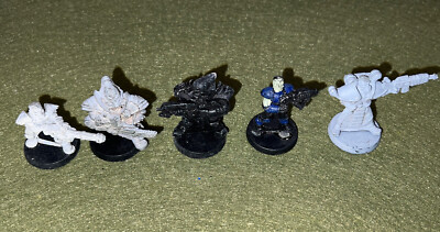 Warzone Miniatures Lot of 5 Metal Table Top Space Apocalypse RPG