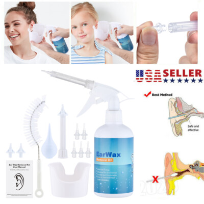 #ad 500ml Medical Grade Ear Wax Cleaner Remover Syringe Kit Care Removal Tools Set $18.20