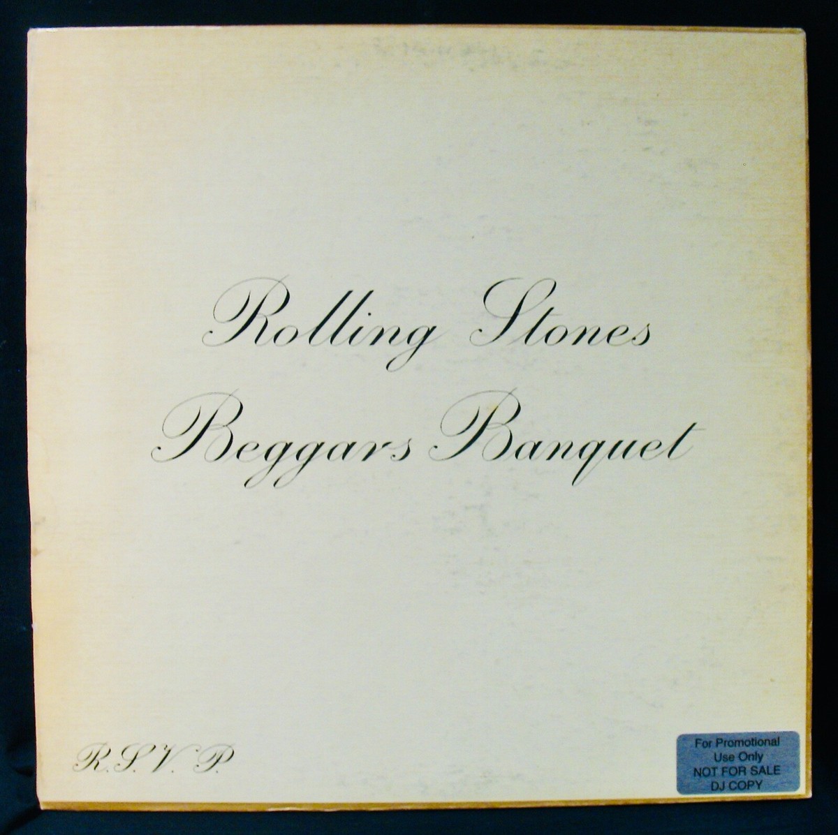 THE ROLLING STONES: Beggars Banquet~Promo Album w/Names~LONDON #PS